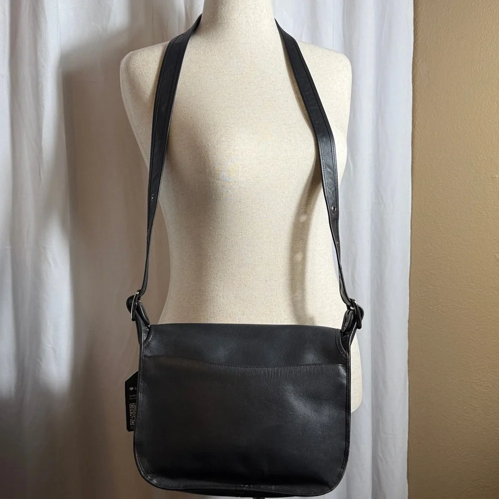 Coach Limited Edition 75th Anniversary 1941 Legacy Saddle Bag Black With DustBag